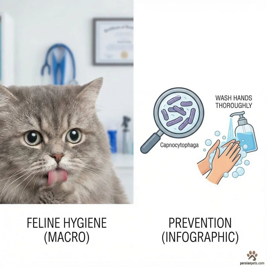 Causes and prevention of drooling diseases in Persian cats