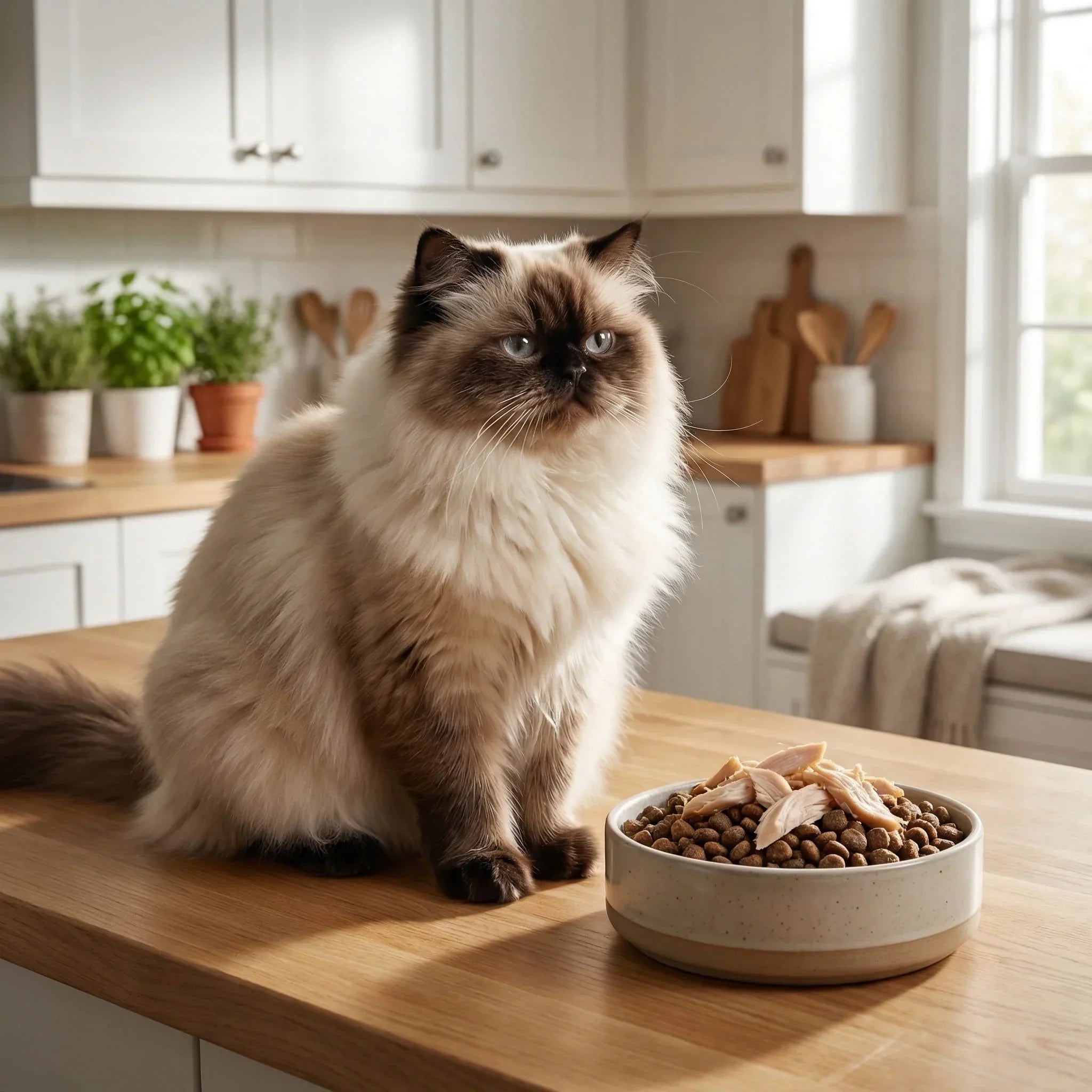 Healthy and nutritious food to help your Persian cat gain weight