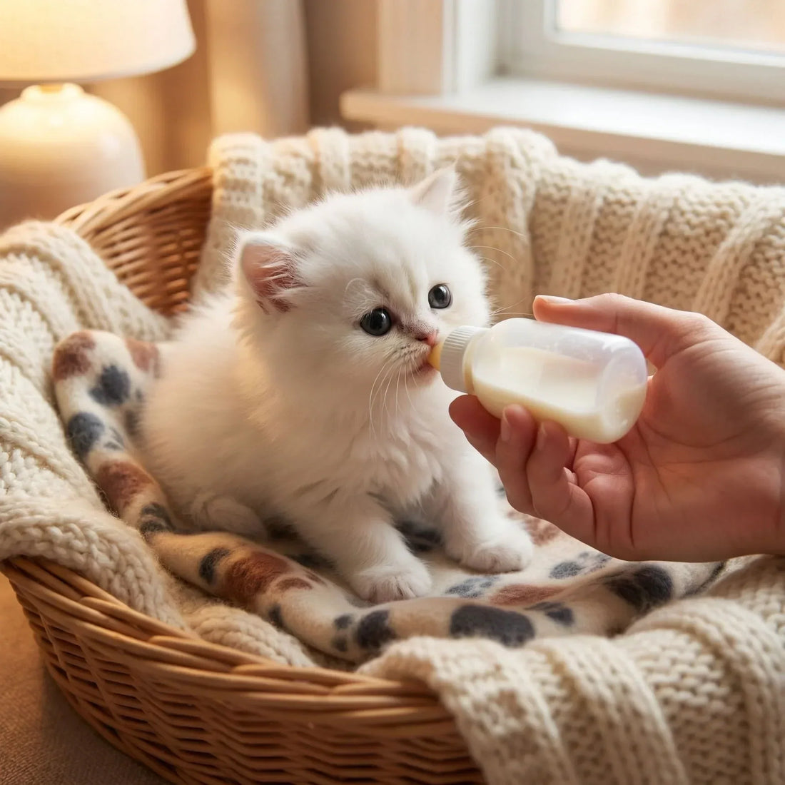 Proper feeding guide for orphan kittens without a mother cat