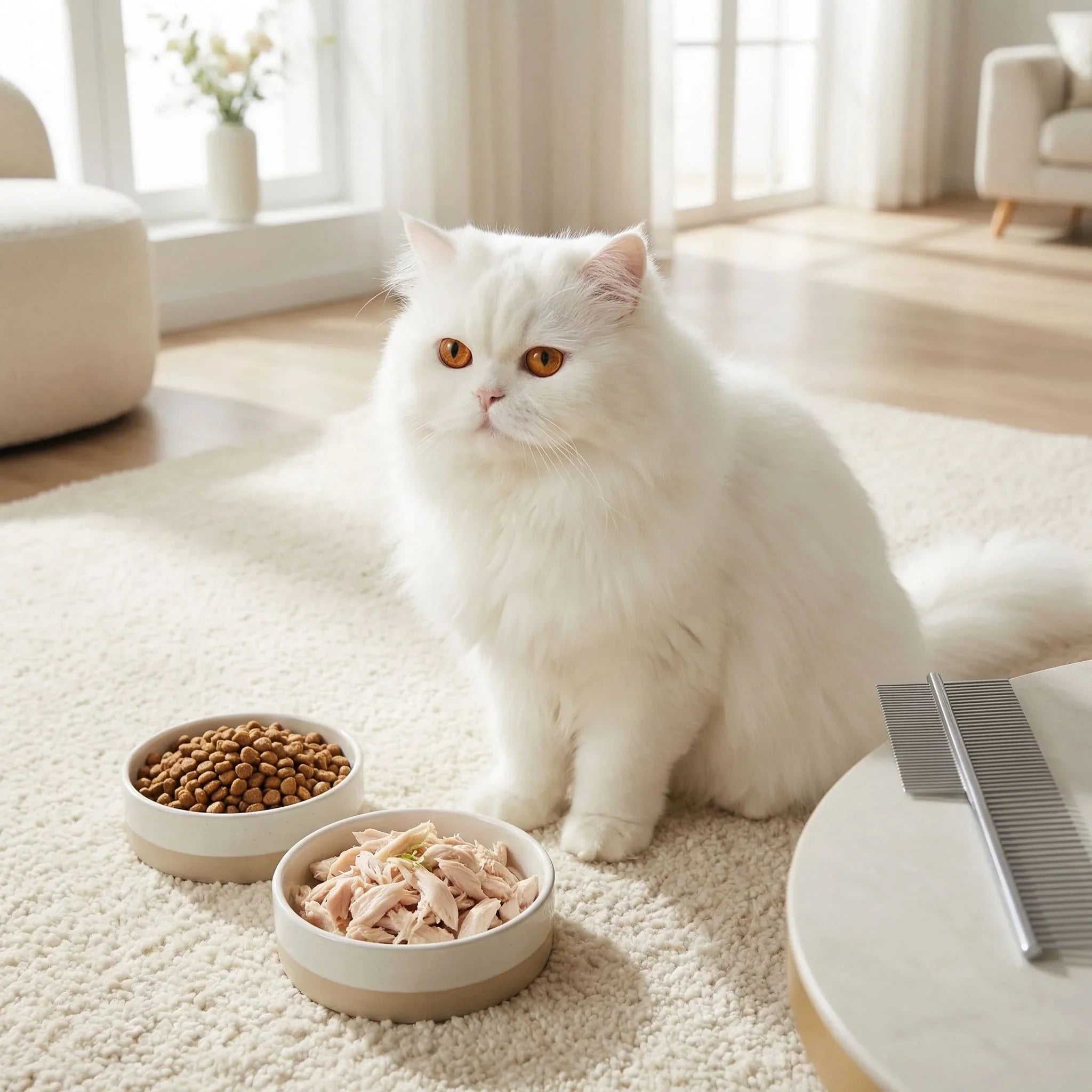 Complete diet and care guide for healthy Persian cats