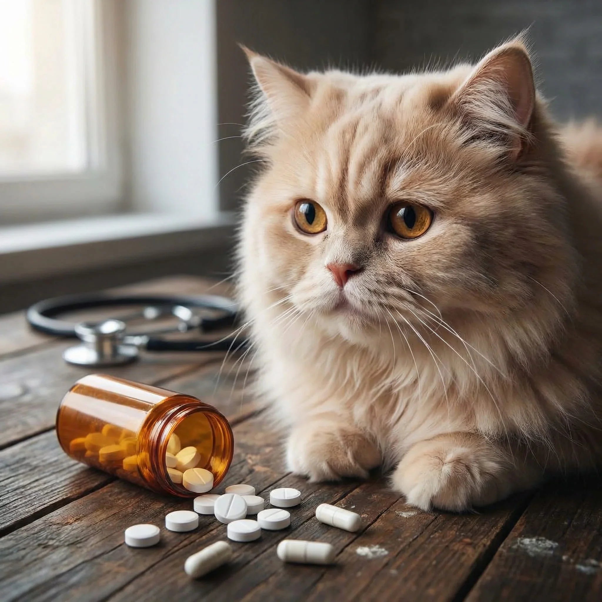 Important facts about human medicine safety for pet cats