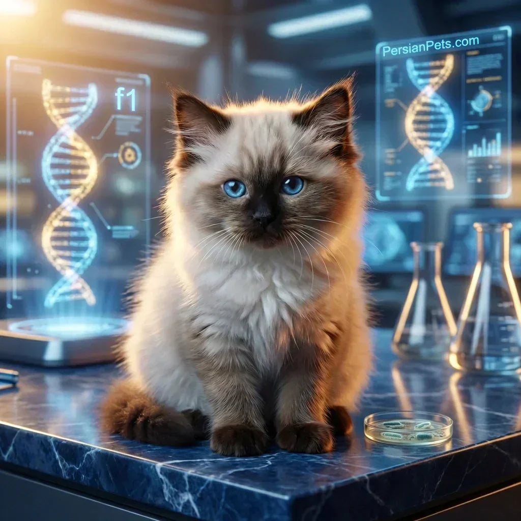 Premium blue-eyed Ragdoll kitten bred by PersianPets.com in Bangladesh