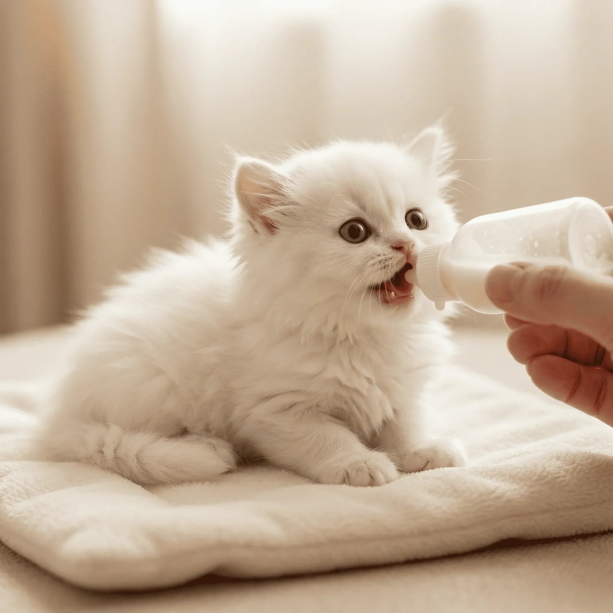 Proper feeding guide for orphan kittens without a mother cat