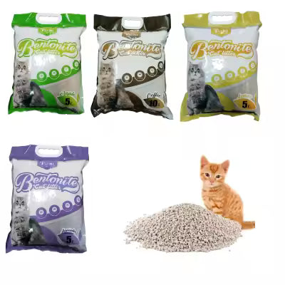 TaiHi Bentonite Cat Litter – Apple, Lemon, Coffee & Lavender Scents – 10 L