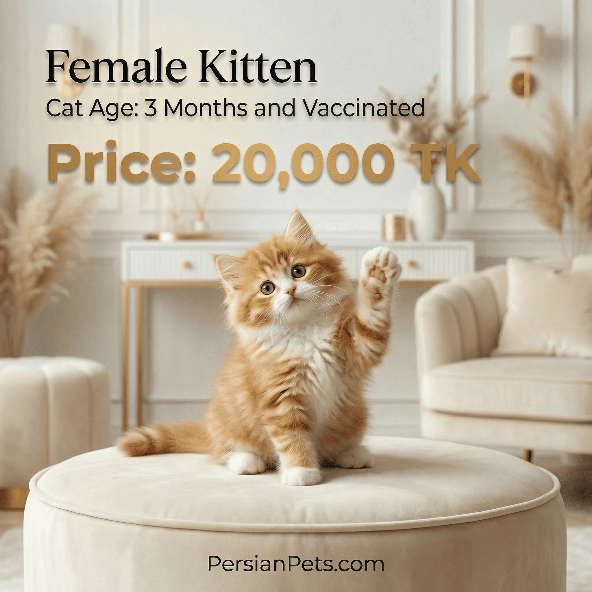 Healthy Adorable Female Persian Companion Dhaka