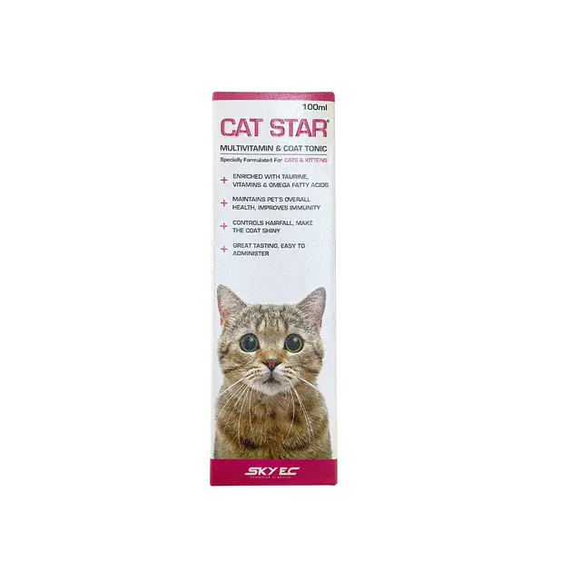 cat food Cat Star Multivitamin & Coat Tonic 100ml Cat Star Multivitamin & Coat Tonic 100ml