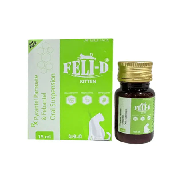 cat food Feli-D Deworming Oral Suspension for Kitten 15ml Feli-D Deworming Oral Suspension for Kitten 15ml
