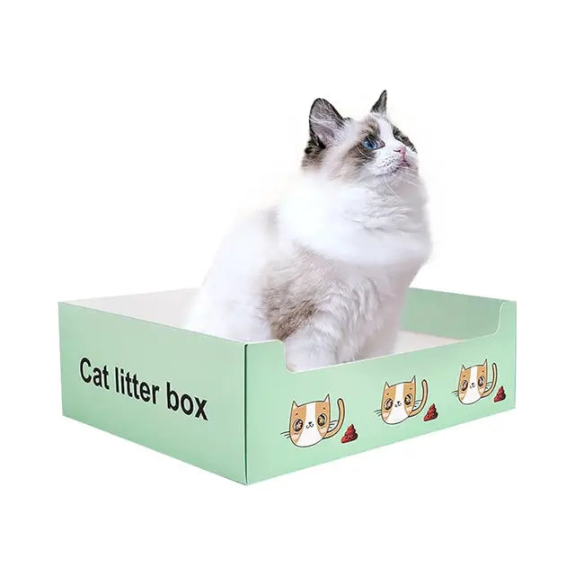 cat litter Large Disposable & Portable Folding Cat Litter Box Large Disposable & Portable Folding Cat Litter Box