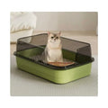 cat litter Large Open Top Corner Cut Cat Litter Tray Box Large Open Top Corner Cut Cat Litter Tray Box