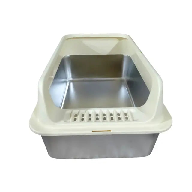 cat litter Stainless Steel Cat Litter box with Scoop Stainless Steel Cat Litter box with Scoop