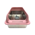 cat litter Stainless Steel Cat Litter box with Scoop Stainless Steel Cat Litter box with Scoop