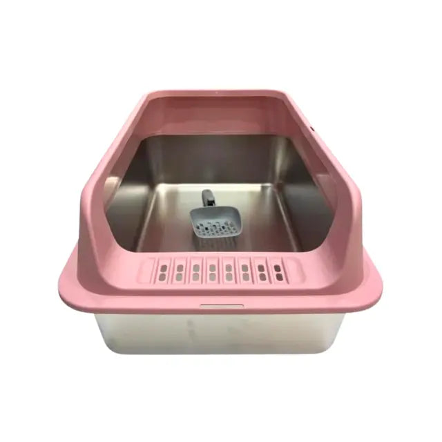 cat litter Stainless Steel Cat Litter box with Scoop Stainless Steel Cat Litter box with Scoop